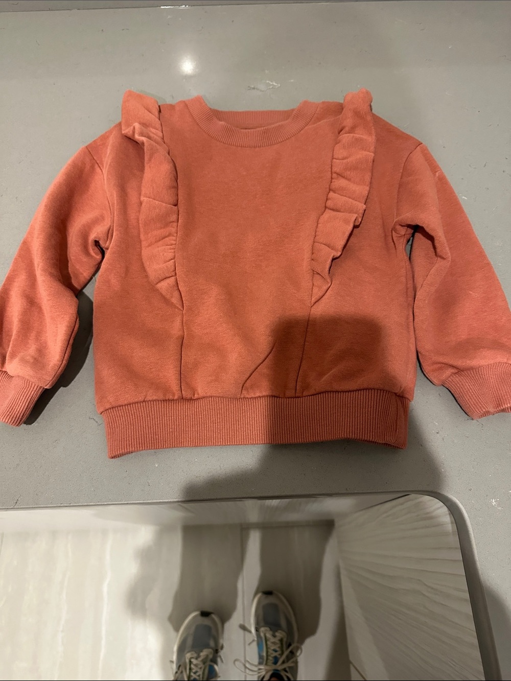 Tucker + Tate Coral Ruffle Pullover Sweatshirt